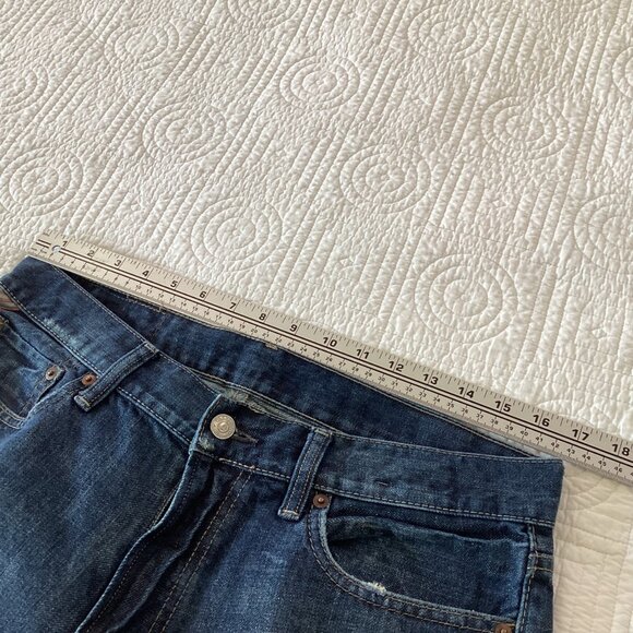 Vintage Denim & Supply Ralph lauren Jeans Mens 32x30 Blue Straight leg USA Flag - Picture 9 of 13